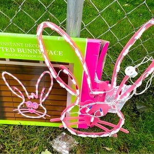 NWT Impact Innovations Lighted Easter Bunny Window Decoration